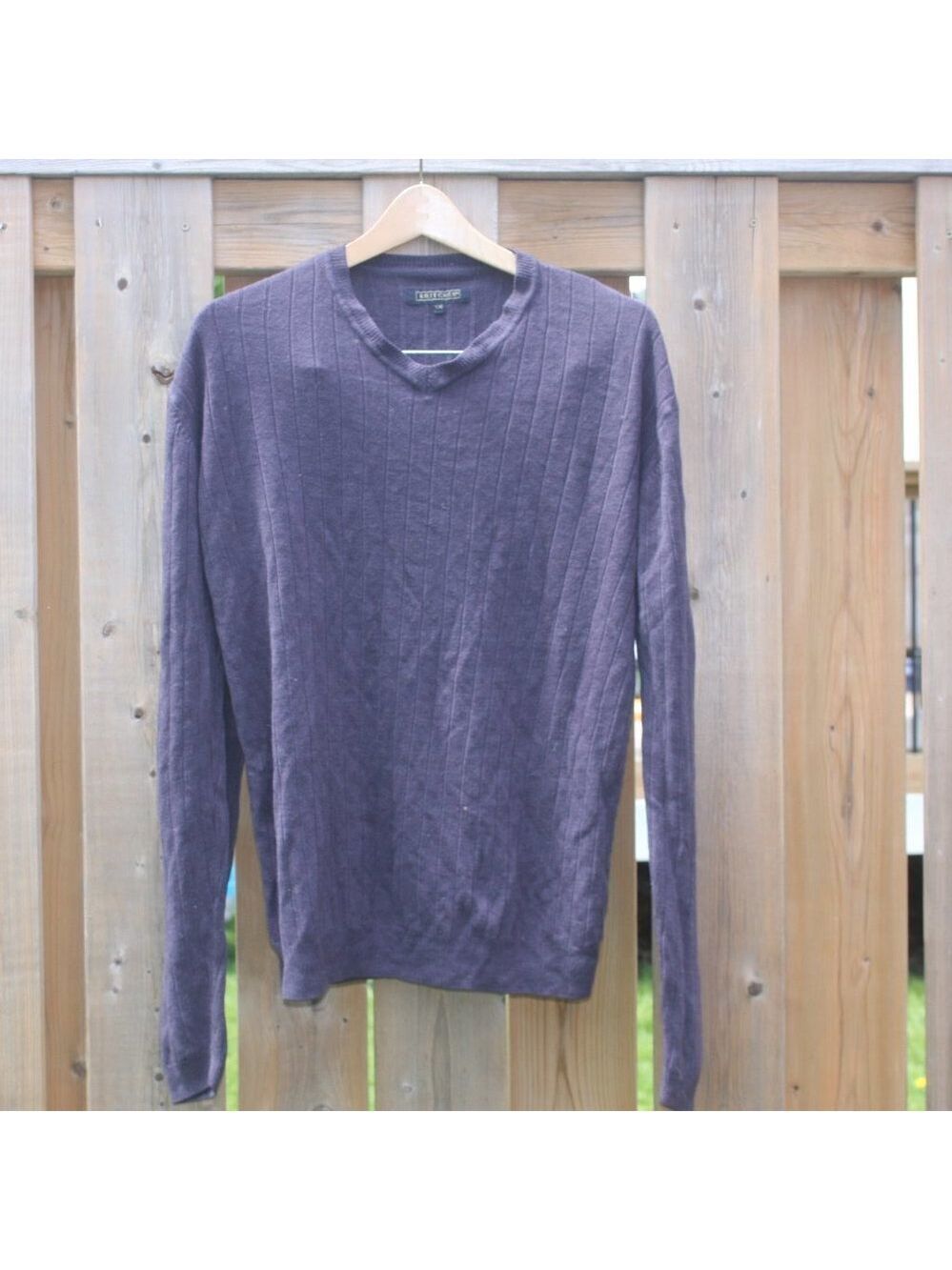 BRITCHES Light Weight Long Sleeve Ribbed Sweater Men's Large